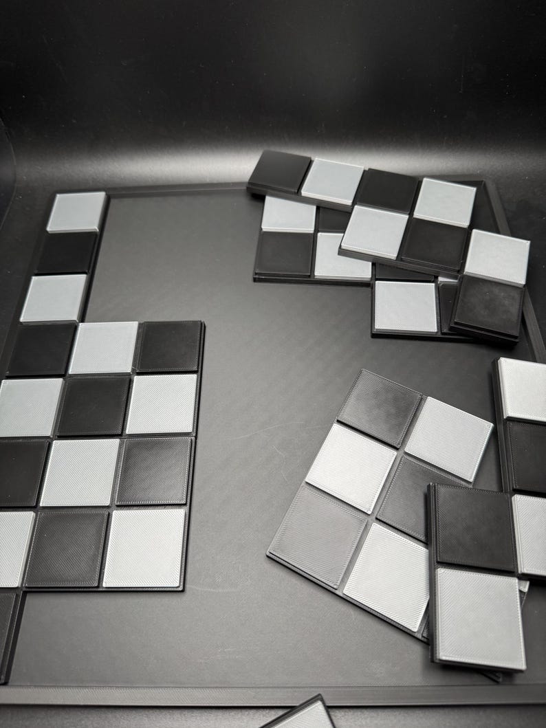 Adams Idiot’s Delight Checkerboard Puzzle - Modern Recreation of a Classic - Brain Teaser for All Ages - Fun & Challenging Mind Game image 6