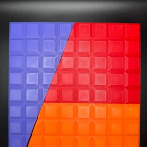 Puzzle Paradox 64+64=130 - Optical Illusion Puzzle for STEM Learning, High Quality 3D Printed Toy for All Ages image 3