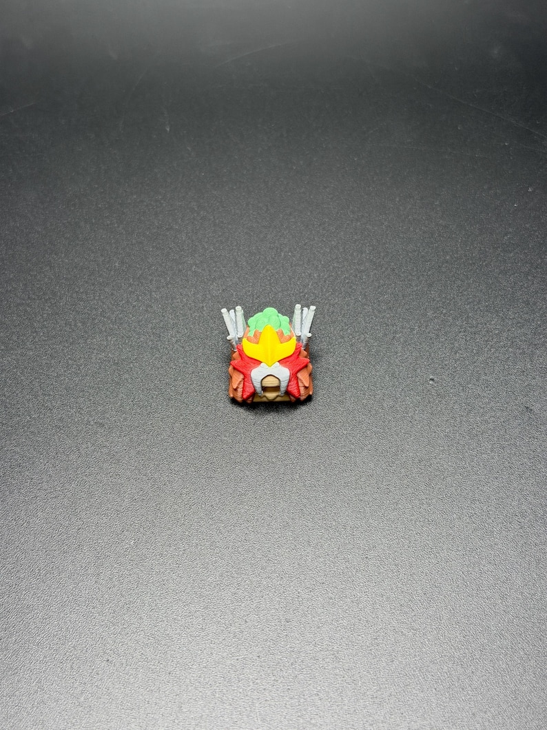 Handmade Inspired By Anime Keycaps for Cherry MX - Custom Artisan - Perfect Anime Fan Gift Red