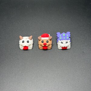 Handmade Poros Keycaps for Cherry MX, Artisan Keycaps, Poro, Baron Nashor, Reno, Gifts for Him & Her 3D Printed image 9