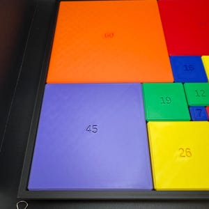 Casse-tête rectangle parfait pour adultes et enfants - Casse-tête mathématique difficile - Jeu éducatif pour enseignants et étudiants, amateurs de casse-tête image 2