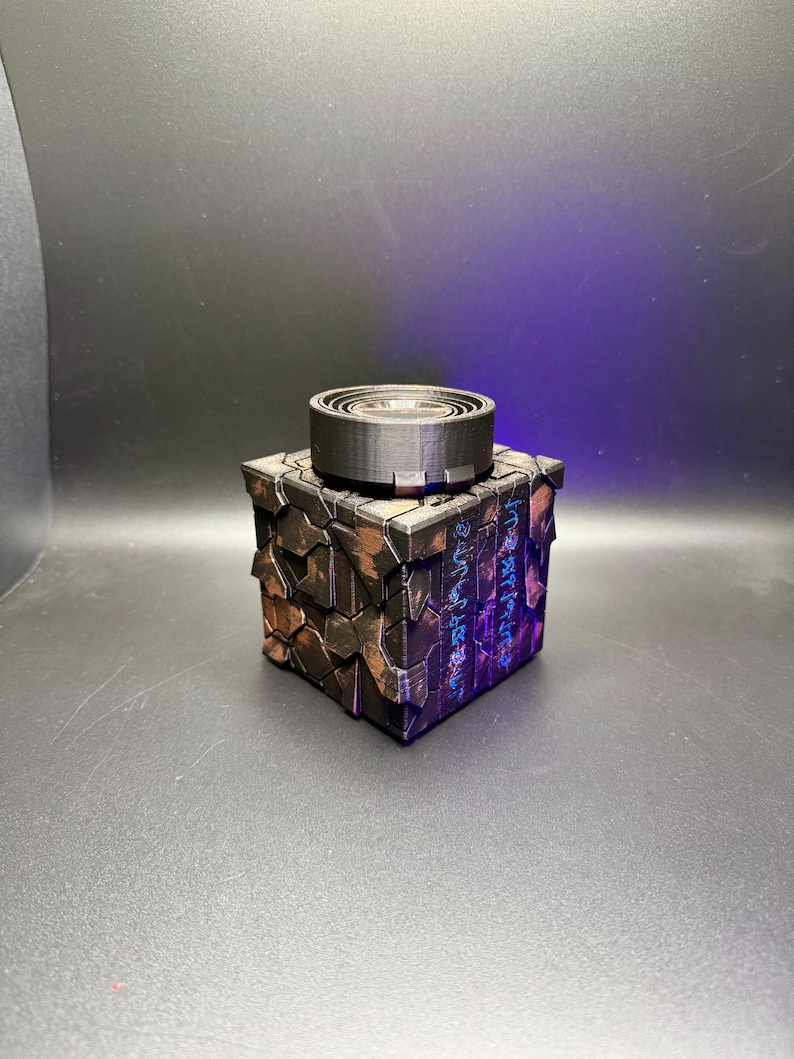 Alien Artifact Puzzle - Puzzle Box, Fun Gift For All Ages, Unique Puzzle, Painted Glow in the Dark or Regular Styles! image 10