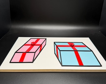Puzzle largo e lungo, scambia i coperchi - Divertente gioco di illusioni ottiche per tutte le età, idea regalo unica