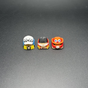 Handmade Anime Keycaps - Edward Newgate, Trafalgar Law, Portgas D. Ace for Cherry MX - Custom Artisan - Perfect Anime Fan Gift image 6