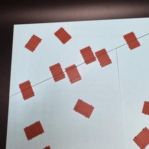 The Bermuda Square Optical Illusion Puzzle - Brain Teaser Game for Adults & Kids, Count Rafts Challenge, Fun Visual Puzzle Gift