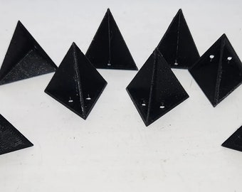 Heavy-Duty Paint Cones - 12 Pack | Stability Tetrahedron Shape for Painting & Finishing | Durable Parts Holder