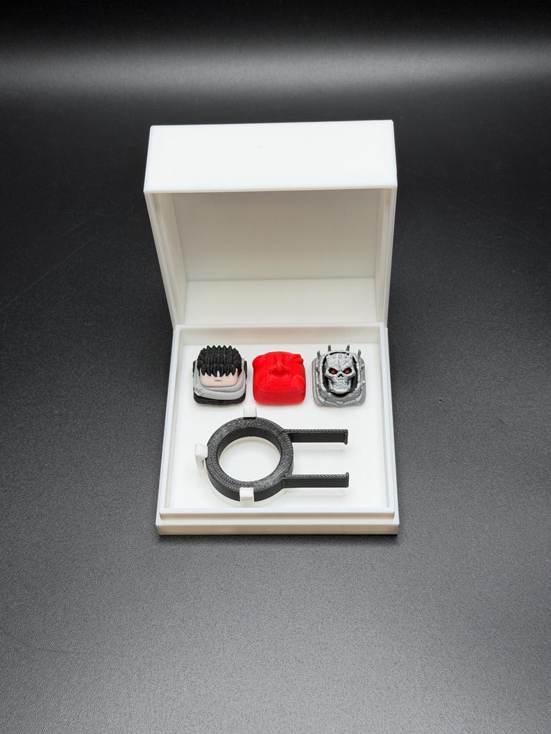 Handmade Inspired By Berserk Keycaps for Cherry MX - Custom Artisan Keycaps - Anime Fan Gift - Guts, Behelit, Gift for Him and Her image 10