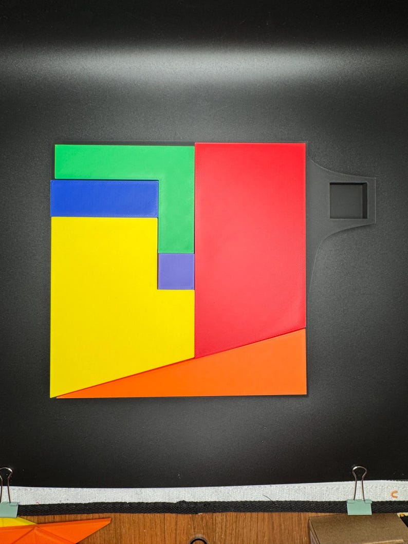 Magische puzzel met extra stukjes - past op het kleine vierkantje voor unieke uitdaging, hersenkraker, leuke gezinsactiviteit en cadeau-idee - formaat 250 x 200 mm afbeelding 3