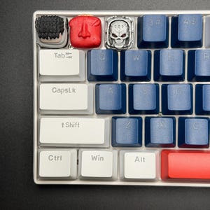 Handmade Inspired By Berserk Keycaps for Cherry MX - Custom Artisan Keycaps - Anime Fan Gift - Guts, Behelit, Gift for Him and Her image 4
