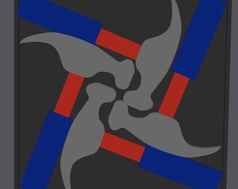 Hammer Puzzle | Geometric Packing Puzzle | Fit Hammer Shapes into a Square | Logic Brain Teaser | STEM Math Puzzle