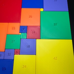Perfect Square Puzzle for Adults & Kids - Challenging Math Puzzle Brain Teaser - Educational Game for Teachers, Students Puzzle Lovers image 4