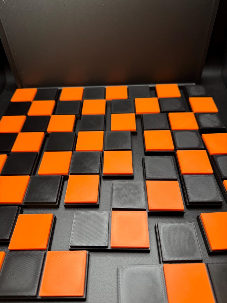Checkerboard Dissection Puzzle by E. M. Wyatt - 3D Printed Classic 1946 Puzzle, Unique Gift for Puzzle Lovers & Brain Game Enthusiasts image 4
