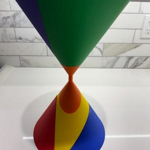 Rappresentazione visiva della sezione conica - Strumento educativo per studenti e insegnanti, ausilio per l'apprendimento della geometria, decorazione matematica, altezza 15 pollici