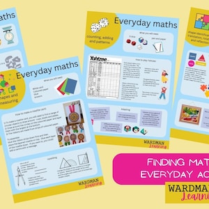 Everyday maths games and activities Home learning Homework Active projects primary maths