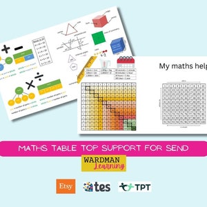 Ondersteuning voor wiskundetafelbladen SEND dyscalculiebronnen primaire fase