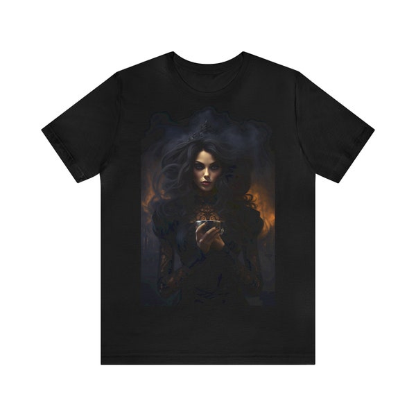 Jersey Shirt mit Hexen-Print