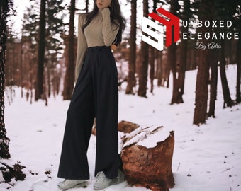 Women's Streetwear Pants | High Waist Bottoms | Oversized Style Trousers