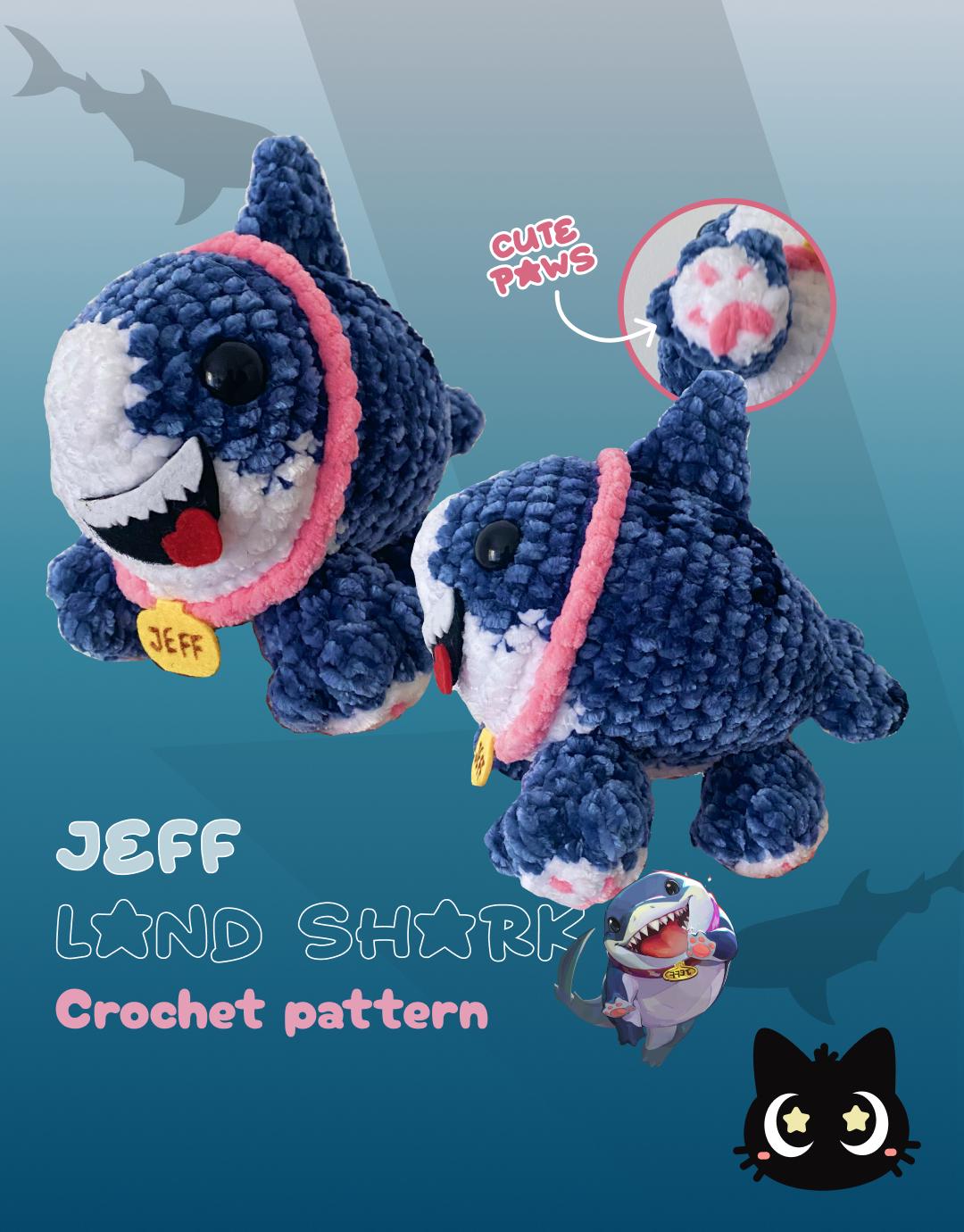 Jeff the shark plush - Etsy 日本