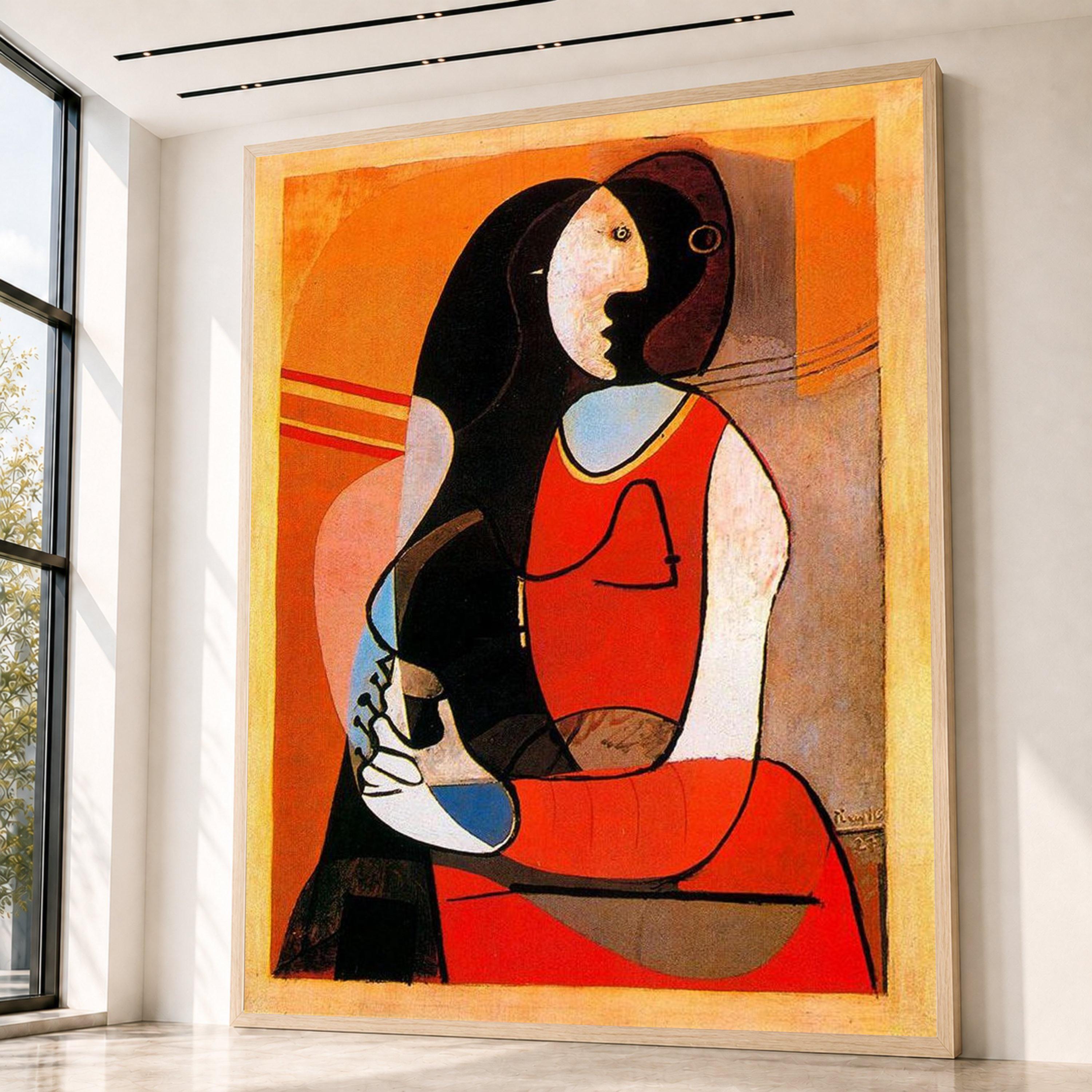 Picasso seated woman - Etsy 日本