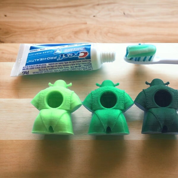 3D print stl file shrek poop toothpaste cap topper digital pooper