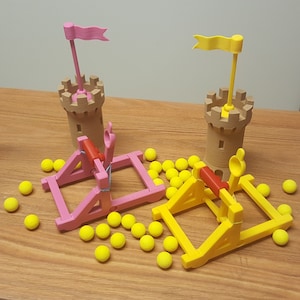 3D print stl file table games collection digital tic tac toe, pac man, chairs, four in a row, bowling, castles image 2