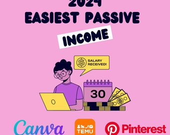 2024 Temu affiliate marketing passive income guide 2024 side hustle temu canva pinterest make money online earn passive instant download