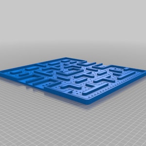 3D print stl file table games collection digital tic tac toe, pac man, chairs, four in a row, bowling, castles image 9