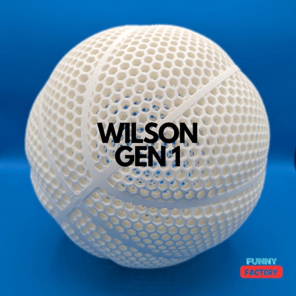 3D print stl file airless Wilson GEN 1 basketball basketball ball no air instant download