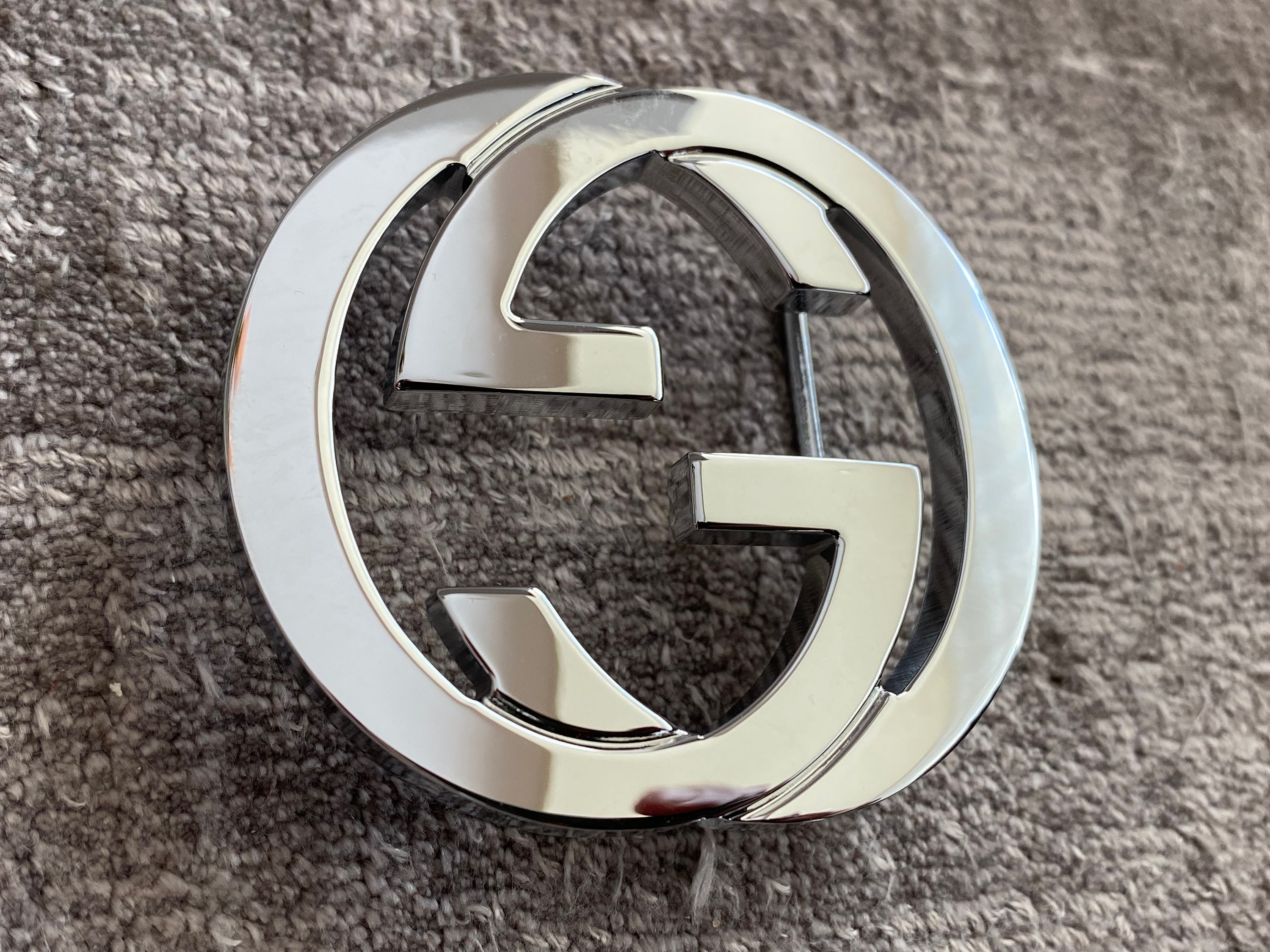 Gucci belts silver sale