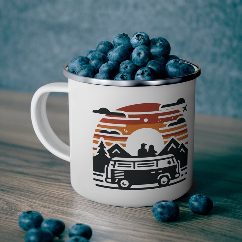 Enamel Camping Mug Etsy
