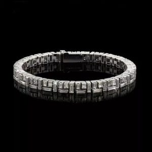 Baguette & Princess Cut CZ Stone Tennis Bracelet, Women&#39;s Engagement Bracelet, Office Wear Bracelet, Anniversary Gift, Wedding Bracelet