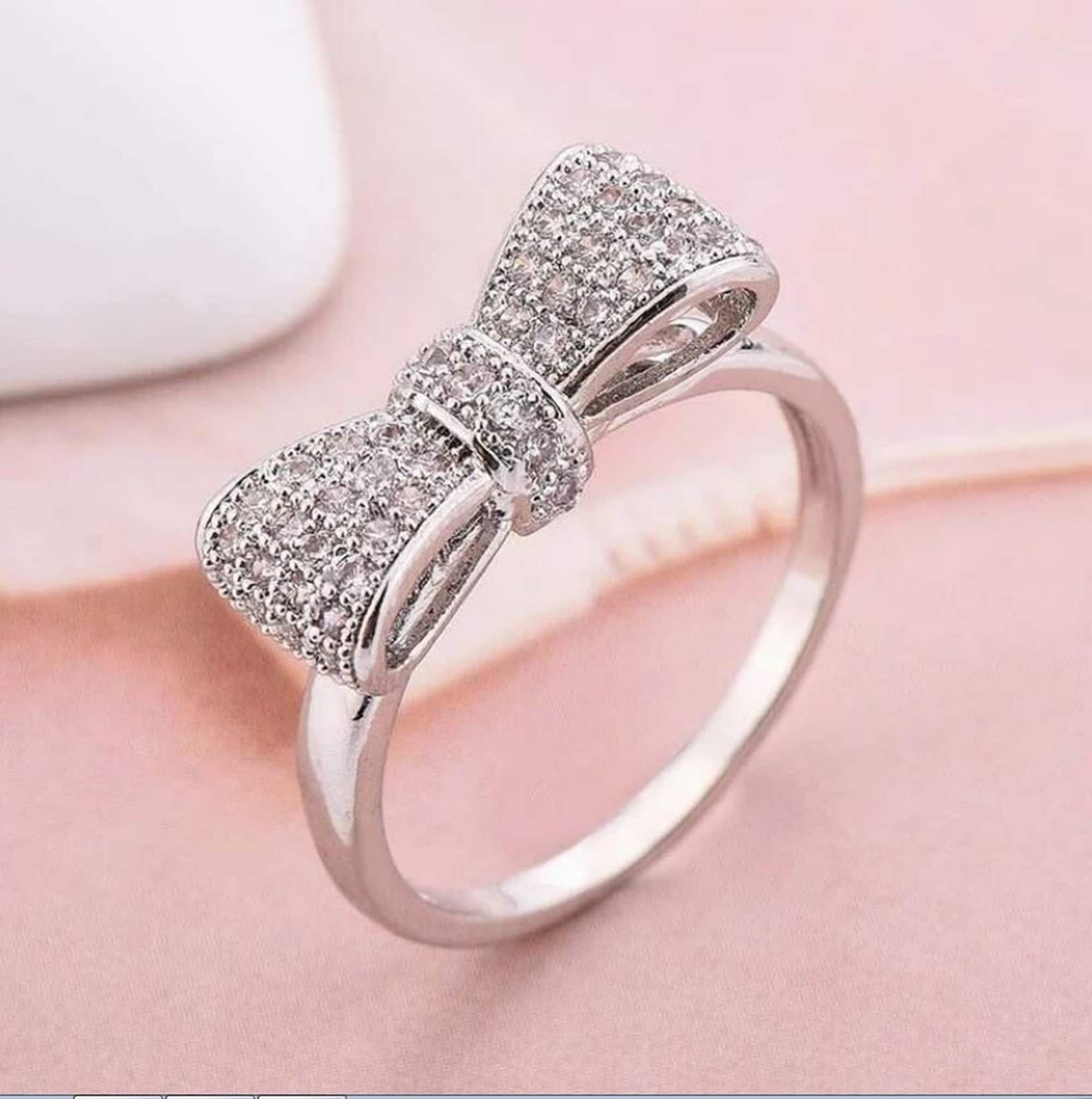 Robin Mcgraw Bow Ring Etsy