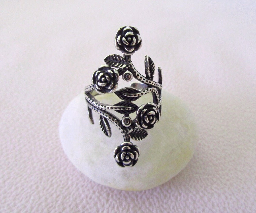 Bague Fantaisie Vintage Taille 56 - Accessoire Rétro Chic - Occasion Avec Traces D'usure