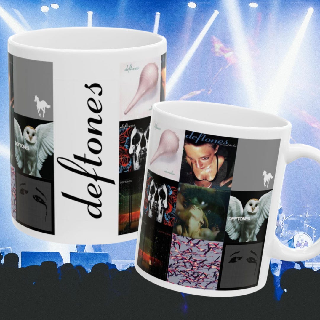 Deftones Album Cover Artwork Mug Deftones Mug Rock Mug Jinx Cat ...