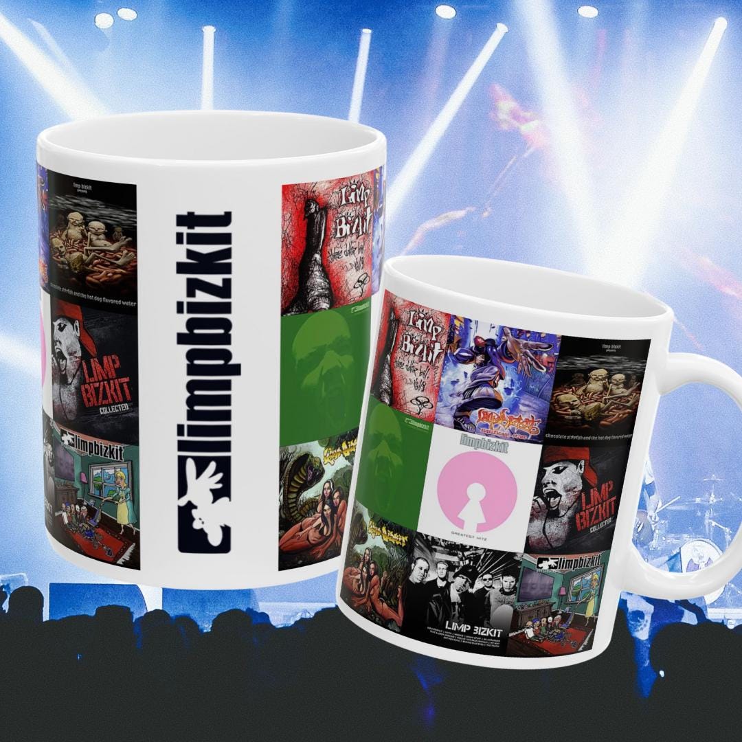 Limp Bizkit Album Cover Art Mug Limp Mug Rock Band Gift Bizkit Rock ...