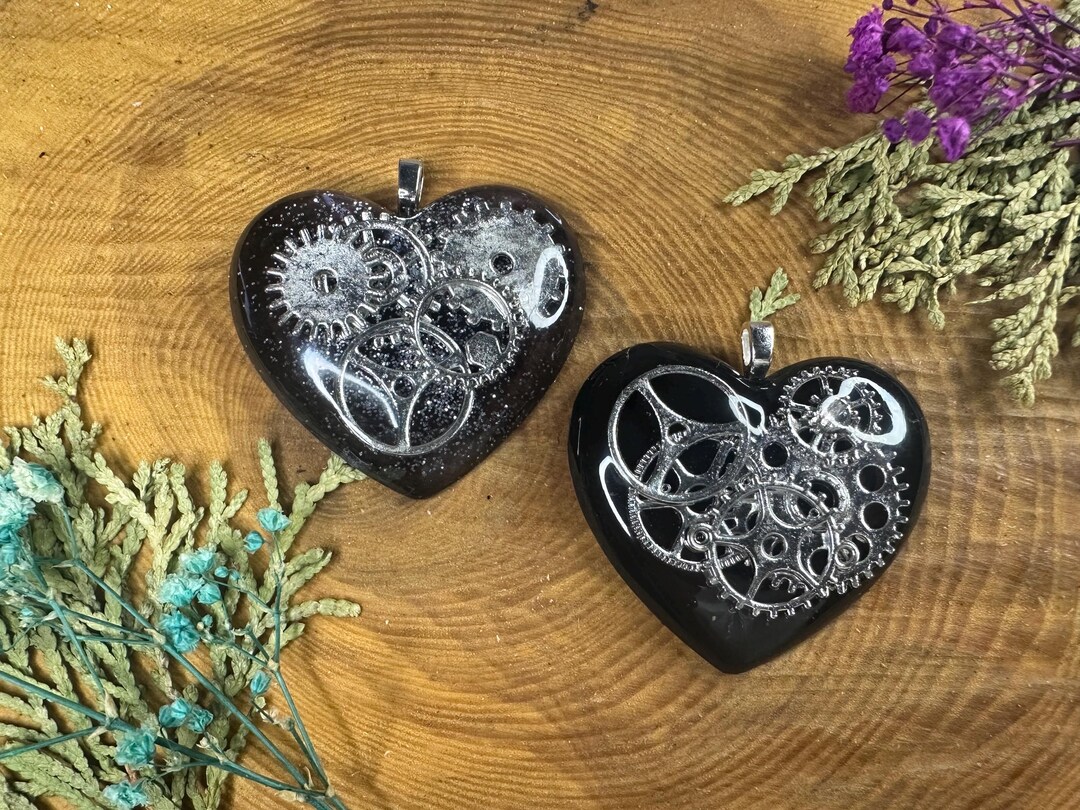 Mechanical Heart - The Nevermore Steampunk Pendant