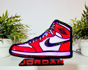 Lampe LED en forme de sneaker Air Jordan