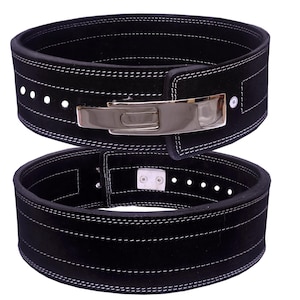 Cintura Powerlifting Mytra Fusion In Pelle - Con Fibbia A Leva, 10 Cm Larghezza - Foto 2