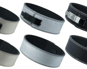 SPARKLING POWERLIFTING BELT | Power Weightlifting Leather Lever Pro Glitter Belt 10mm | Lumbar Back Support Heavy Workout Gym Power Training