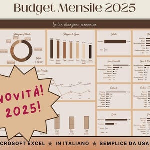 Budget mensile 2025 - Italiano