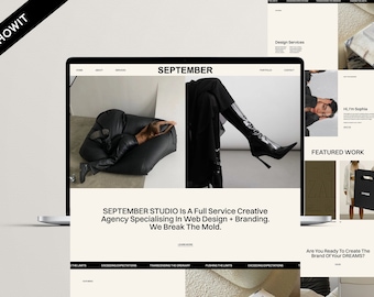 Minimal Showit Website Template: Modern Design for Coaches