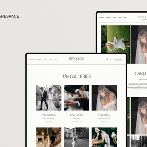 Squarespace-webbmall för fotografer, webbplats för bröllopsfotografer, bröllopsplanerare, fotograf Squarespace-mall 7.1 bild 10