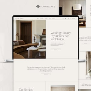 Squarespace Website Template: Interior Design Portfolio & Blog ...