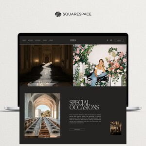 Squarespace Template for Wedding Planners, Event Planner Website Template, Elegant Squarespace 7.1 image 7