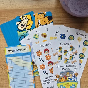 Mystery Gang Savings Challenge Book |Cash Stuffing Challenge Book | Budget Binder Booklet | Mystery Savings Challenge | Physical Product image 3