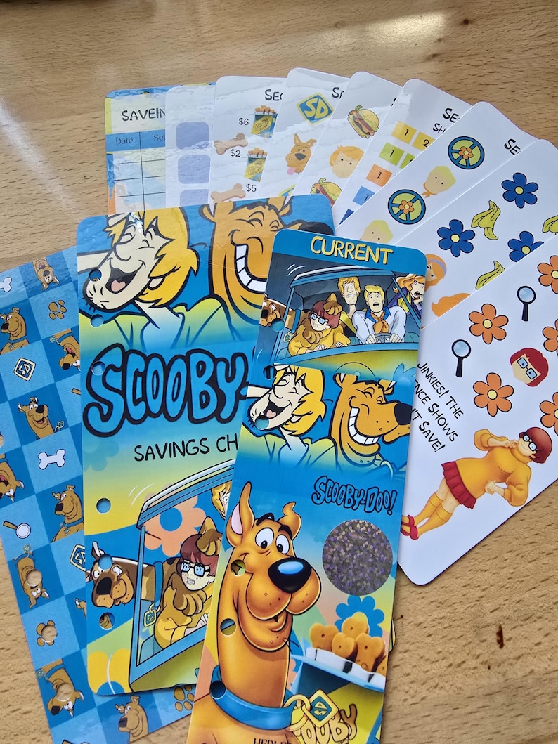 Mystery Gang Savings Challenge Book |Cash Stuffing Challenge Book | Budget Binder Booklet | Mystery Savings Challenge | Physical Product image 2