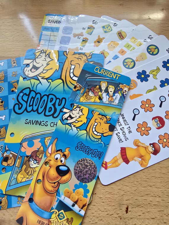 Mystery Gang Savings Challenge Book |Cash Stuffing Challenge Book | Budget Binder Booklet | Mystery Savings Challenge | Physical Product