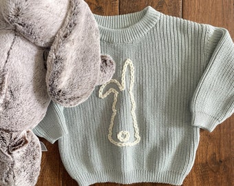 Adorable Bunny Sweater for Babies and Kids | Hand-Stitched Rabbit Design