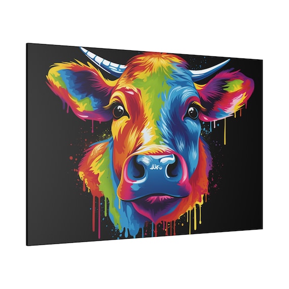 キャンバス 油絵　専用　カラフルCOWS  　1 キャンバス 油絵専用カラフルCOWS 5 【公式通販】