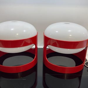Paire lampes Joe Colombo